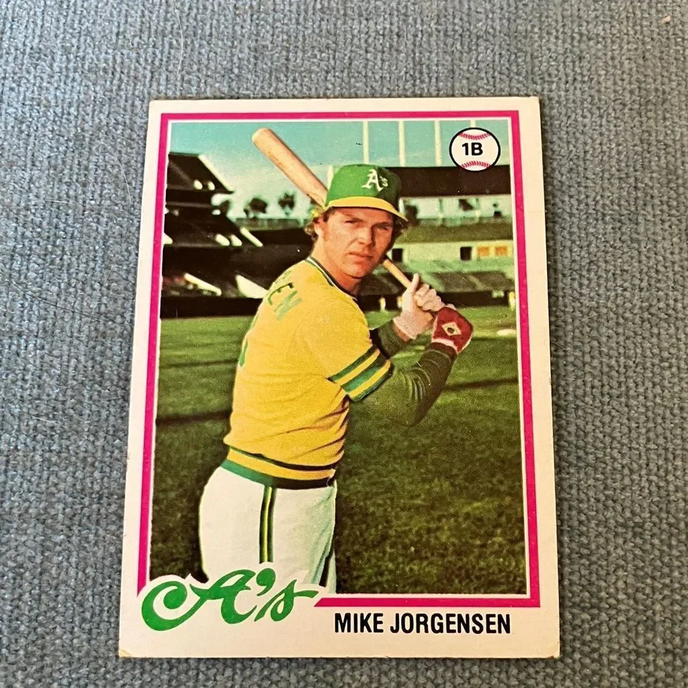 1978 Topps Oakland A's Baseball Card Trading Card